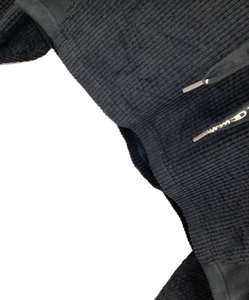 Champion REVERSE WEAVE（チャンピオン リバース ウィーブ）Champion REVERSE WEAVE (チャンピオン リバース ウィーブ) パーカー CORDUROY CROPPED HOODIE（コーデュロイ クロップド フーディ） ブラック サイズ:JPN Sの古着・服飾アイテム