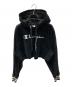 Champion REVERSE WEAVE（チャンピオン リバース ウィーブ）の古着「パーカー CORDUROY CROPPED HOODIE（コーデュロイ クロップド フーディ）」｜ブラック