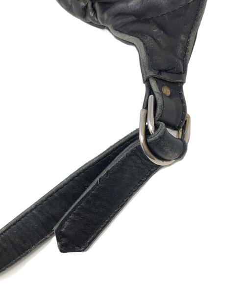 VANSON（バンソン）VANSON (バンソン) BACKDROP (バックドロップ) レザーウエストバッグ ブラック サイズ:実寸サイズにてご確認ください。の古着・服飾アイテム