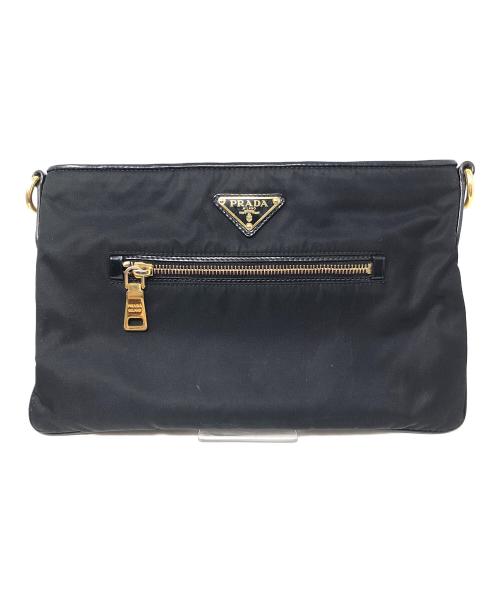 PRADA（プラダ）PRADA (プラダ) ナイロンクラッチバッグ ブラック サイズ:実寸サイズにてご確認ください。の古着・服飾アイテム