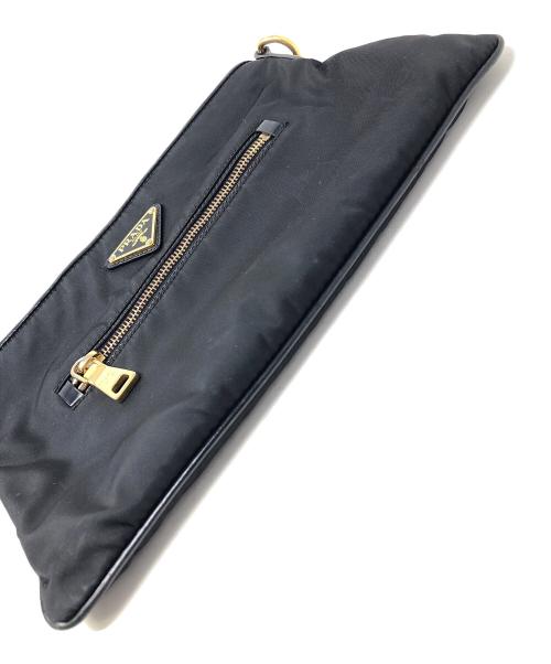 PRADA（プラダ）PRADA (プラダ) ナイロンクラッチバッグ ブラック サイズ:実寸サイズにてご確認ください。の古着・服飾アイテム