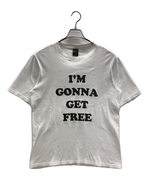 NUMBER (N)INE（ナンバーナイン）NUMBER (N)INE (ナンバーナイン) 半袖Tシャツ I'M GONNA GET FREE（アイム ゴナ ゲット フリー） ホワイト サイズ:4の古着・服飾アイテム