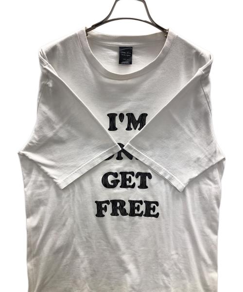 NUMBER (N)INE（ナンバーナイン）NUMBER (N)INE (ナンバーナイン) 半袖Tシャツ I'M GONNA GET FREE（アイム ゴナ ゲット フリー） ホワイト サイズ:4の古着・服飾アイテム