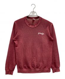 JERZEES（ジャージーズ）の古着「ロングスリーブカットソー」｜ワインレッド