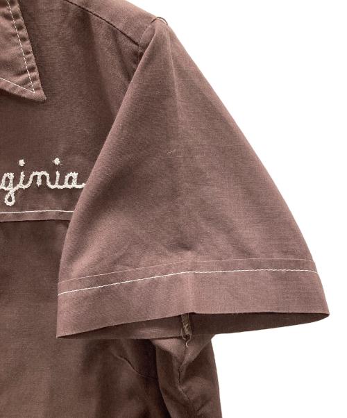 Hilton（ヒルトン）Hilton (ヒルトン) 半袖シャツ ブラウン サイズ:34の古着・服飾アイテム