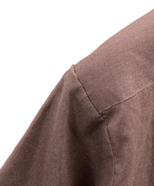 Hilton（ヒルトン）Hilton (ヒルトン) 半袖シャツ ブラウン サイズ:34の古着・服飾アイテム