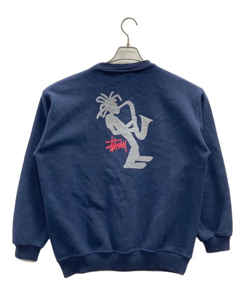 stussy（ステューシー）stussy (ステューシー) 90sヴィンテージスウェット シャドーマン ネイビー サイズ:Lの古着・服飾アイテム