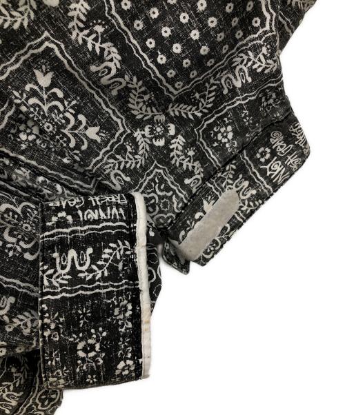 reyn spooner（レイン スプナー）reyn spooner (レイン スプナー) stussy (ステューシー) ハワイアン トラディション ジャケット グレー×ホワイト サイズ:XLの古着・服飾アイテム