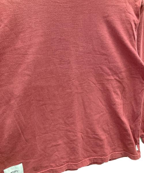 WTAPS（ダブルタップス）WTAPS (ダブルタップス) 長袖Tシャツ 23AW/OBJ 01 LS COTTON.CONTAINING（コンテイニング） エンジ サイズ:X 03の古着・服飾アイテム