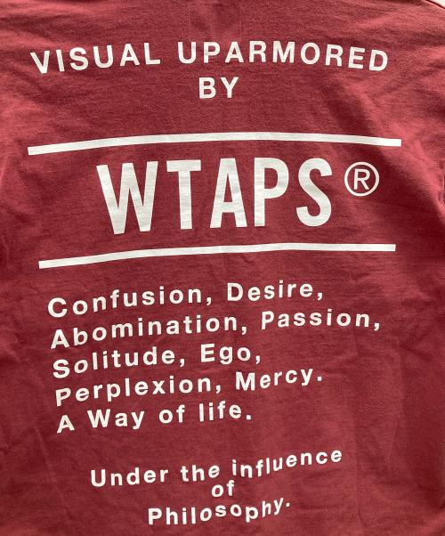 WTAPS（ダブルタップス）WTAPS (ダブルタップス) 長袖Tシャツ 23AW/OBJ 01 LS COTTON.CONTAINING（コンテイニング） エンジ サイズ:X 03の古着・服飾アイテム