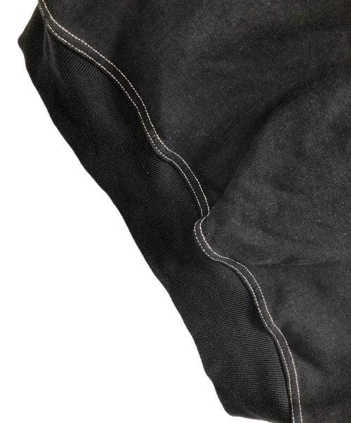 stussy（ステューシー）stussy (ステューシー) パーカー Contrast Stitch Label Pullover Hoodie（コントラスト ステッチ ラベル プルオーバー フーディ） ブラック サイズ:Lの古着・服飾アイテム