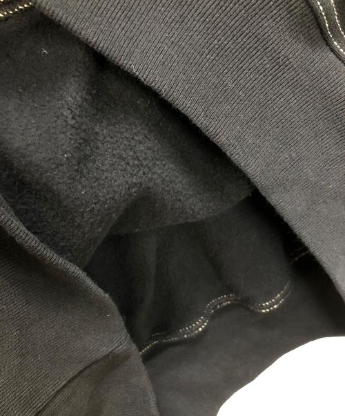 stussy（ステューシー）stussy (ステューシー) パーカー Contrast Stitch Label Pullover Hoodie（コントラスト ステッチ ラベル プルオーバー フーディ） ブラック サイズ:Lの古着・服飾アイテム