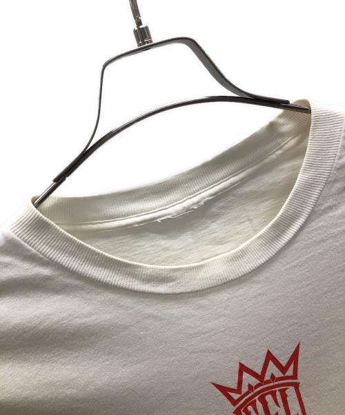 WEST COAST CHOPPERS（ウエストコーストチョッパーズ）WEST COAST CHOPPERS (ウエストコーストチョッパーズ) 長袖Tシャツ FIRE PATTERN LONG SLEEVE（ファイア パターン ロング スリーブ） ホワイト サイズ:実寸サイズにてご確認ください。の古着・服飾アイテム