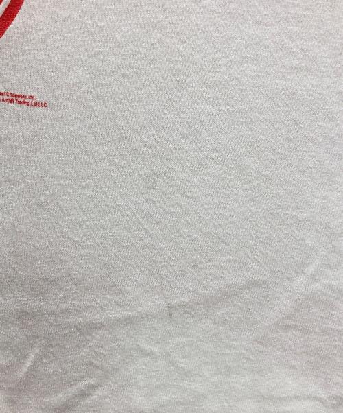 WEST COAST CHOPPERS（ウエストコーストチョッパーズ）WEST COAST CHOPPERS (ウエストコーストチョッパーズ) 長袖Tシャツ FIRE PATTERN LONG SLEEVE（ファイア パターン ロング スリーブ） ホワイト サイズ:実寸サイズにてご確認ください。の古着・服飾アイテム