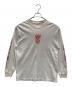 WEST COAST CHOPPERS (ウエストコーストチョッパーズ) 長袖Tシャツ FIRE PATTERN LONG SLEEVE（ファイア パターン ロング スリーブ） ホワイト サイズ:実寸サイズにてご確認ください。：20000円