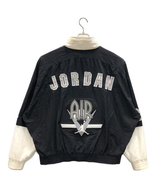 NIKE（ナイキ）NIKE (ナイキ) ナイロンジャケット エアジョーダン ブラック×ホワイト サイズ:XLの古着・服飾アイテム
