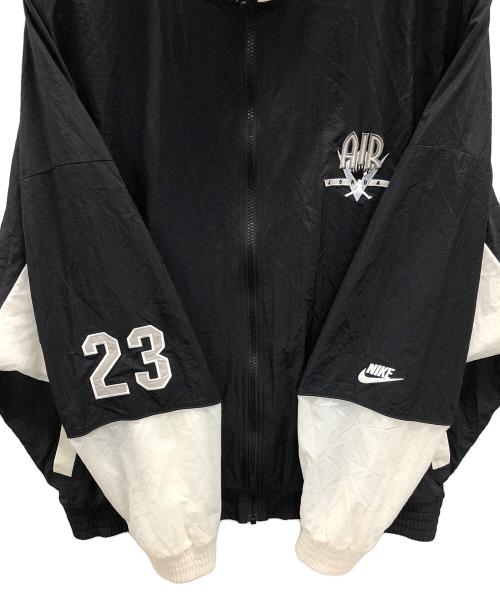 NIKE（ナイキ）NIKE (ナイキ) ナイロンジャケット エアジョーダン ブラック×ホワイト サイズ:XLの古着・服飾アイテム