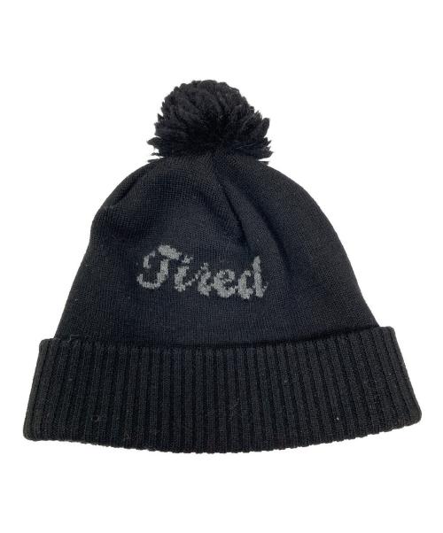 COMME des GARCONS SHIRT（コムデギャルソンシャツ）COMME des GARCONS SHIRT (コムデギャルソンシャツ) ニットキャップ ブラック サイズ:実寸サイズにてご確認ください。の古着・服飾アイテム