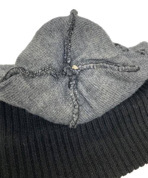 COMME des GARCONS SHIRT（コムデギャルソンシャツ）COMME des GARCONS SHIRT (コムデギャルソンシャツ) ニットキャップ ブラック サイズ:実寸サイズにてご確認ください。の古着・服飾アイテム