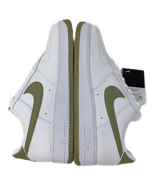 NIKE（ナイキ）NIKE (ナイキ) スニーカー Air Force 1 '07 （エア フォース 1 '07） ホワイト×オリーブ サイズ:30cm 未使用品の古着・服飾アイテム