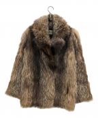 Belle Visonベルビジョン）の古着「フォックスファーコート」｜カーキ