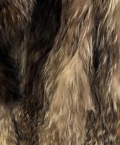 Belle Vison（ベルビジョン）Belle Vison (ベルビジョン) フォックスファーコート カーキ サイズ:11の古着・服飾アイテム