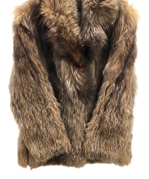 Belle Vison（ベルビジョン）Belle Vison (ベルビジョン) フォックスファーコート カーキ サイズ:11の古着・服飾アイテム