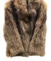 中古・古着 Belle Vison (ベルビジョン) フォックスファーコート カーキ サイズ:11：10000円
