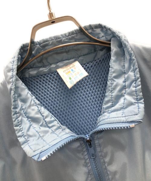 adidas（アディダス）adidas (アディダス) ヴィンテージナイロンジャケット ブルー×ネイビー サイズ:USA Mの古着・服飾アイテム