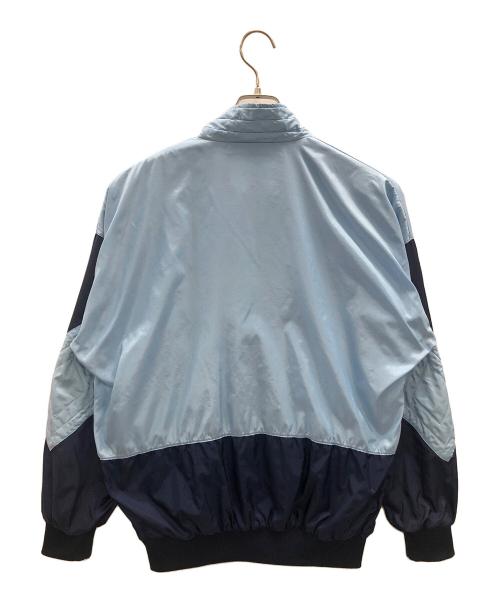 adidas（アディダス）adidas (アディダス) ヴィンテージナイロンジャケット ブルー×ネイビー サイズ:USA Mの古着・服飾アイテム