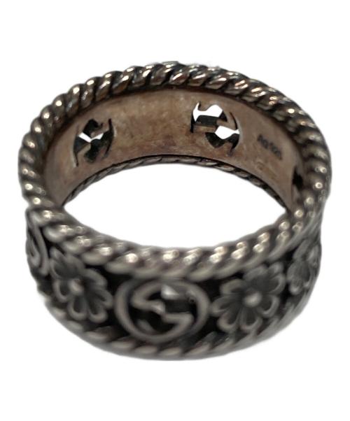 GUCCI（グッチ）GUCCI (グッチ) リング インターロッキングG フラワー シルバー サイズ:10の古着・服飾アイテム