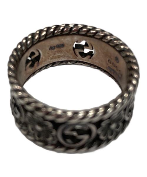 GUCCI（グッチ）GUCCI (グッチ) リング インターロッキングG フラワー シルバー サイズ:10の古着・服飾アイテム