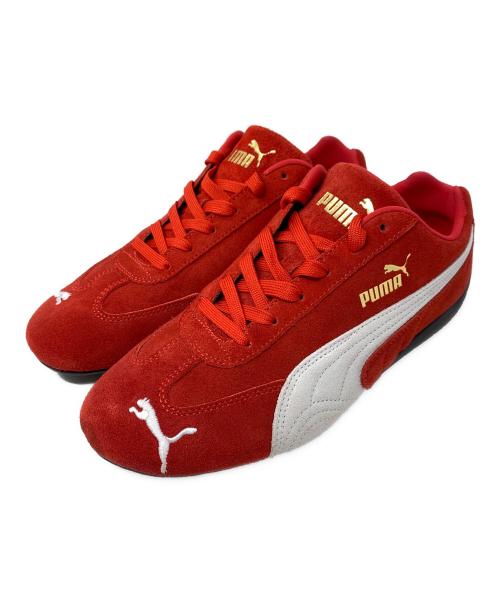 PUMA（プーマ）PUMA (プーマ) スニーカー Speedcat OG （スピードキャットOG） レッド サイズ:27.5cmの古着・服飾アイテム