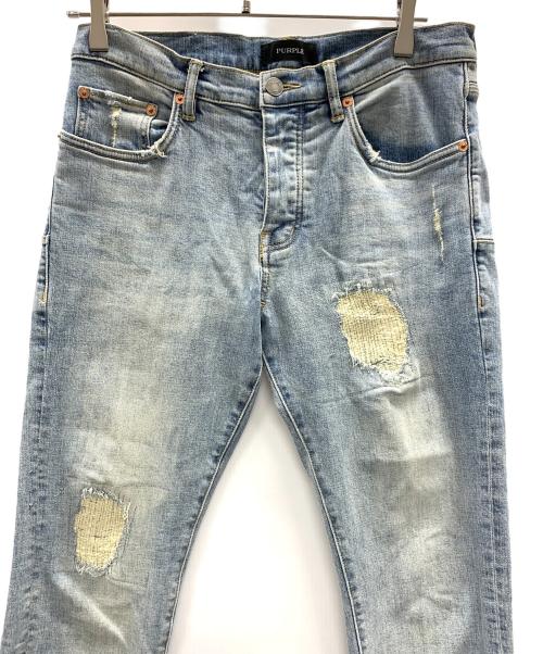 PURPLE BRAND（パープルブランド）PURPLE BRAND (パープルブランド) デニムパンツ インディゴ サイズ:実寸サイズにてご確認ください。の古着・服飾アイテム