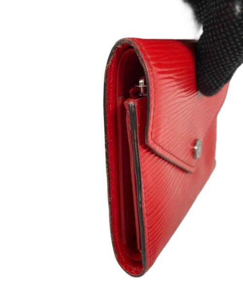 LOUIS VUITTON（ルイ ヴィトン）LOUIS VUITTON (ルイ ヴィトン) 3つ折り財布 エピ ポルトフォイユ ヴィクトリーヌ レッド サイズ:実寸サイズにてご確認ください。の古着・服飾アイテム