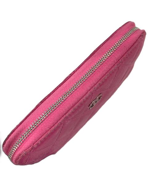 CHANEL（シャネル）CHANEL (シャネル) 財布 スモールジップウォレット マトラッセ サイズ:実寸サイズにてご確認ください。の古着・服飾アイテム