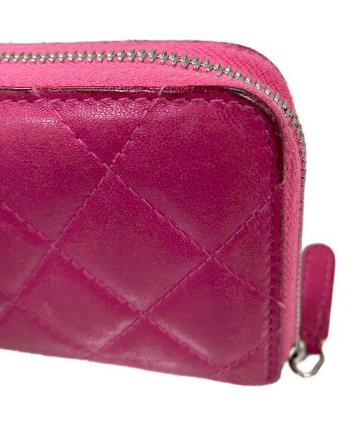CHANEL（シャネル）CHANEL (シャネル) 財布 スモールジップウォレット マトラッセ サイズ:実寸サイズにてご確認ください。の古着・服飾アイテム