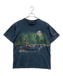 habitat（ハビタット）の古着「Tシャツ インディアン」｜ネイビー