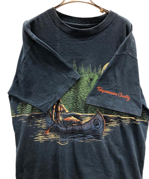 habitat（ハビタット）habitat (ハビタット) Tシャツ インディアン ネイビー サイズ:実寸サイズにてご確認ください。の古着・服飾アイテム