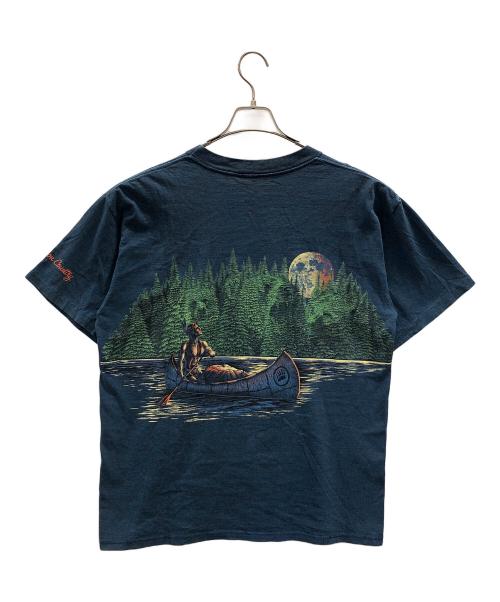 habitat（ハビタット）habitat (ハビタット) Tシャツ インディアン ネイビー サイズ:実寸サイズにてご確認ください。の古着・服飾アイテム