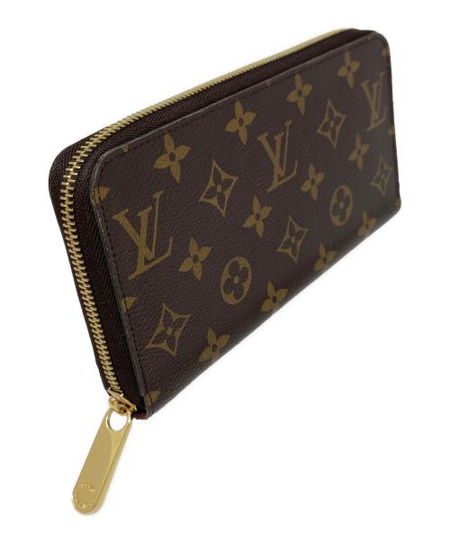 LOUIS VUITTON（ルイ ヴィトン）LOUIS VUITTON (ルイ ヴィトン) 長財布 モノグラム  ジッピーウォレット ブラウン×ワインレッド サイズ:実寸サイズにてご確認下さい。の古着・服飾アイテム