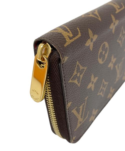 LOUIS VUITTON（ルイ ヴィトン）LOUIS VUITTON (ルイ ヴィトン) 長財布 モノグラム  ジッピーウォレット ブラウン×ワインレッド サイズ:実寸サイズにてご確認下さい。の古着・服飾アイテム