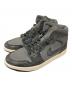 NIKE（ナイキ）の古着「ミッドカットスニーカー Women's Air Jordan 1 Mid SE Smoke Grey（ウィメンズ エアジョーダン1 ミッド SE スモークグレー）」｜スモークグレー