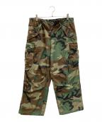 US ARMYユーエスアーミー）の古着「ウッドランド・カモ カーゴパンツ」｜オリーブ