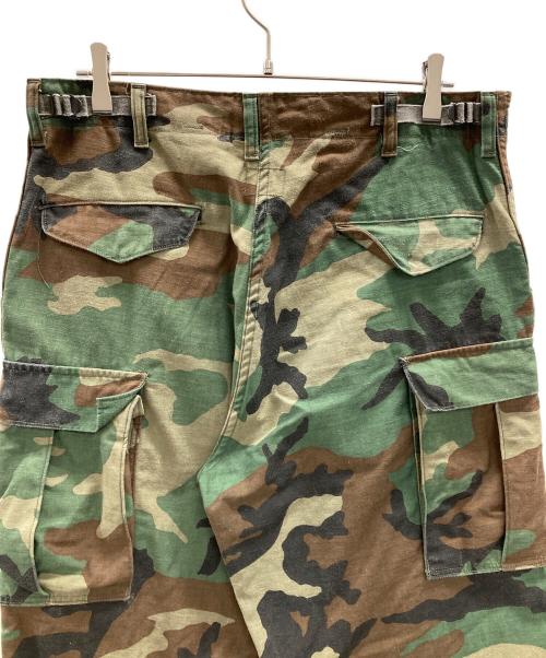 US ARMY（ユーエスアーミー）US ARMY (ユーエスアーミー) ウッドランド・カモ カーゴパンツ オリーブ サイズ:MEDIUM-SHORTの古着・服飾アイテム