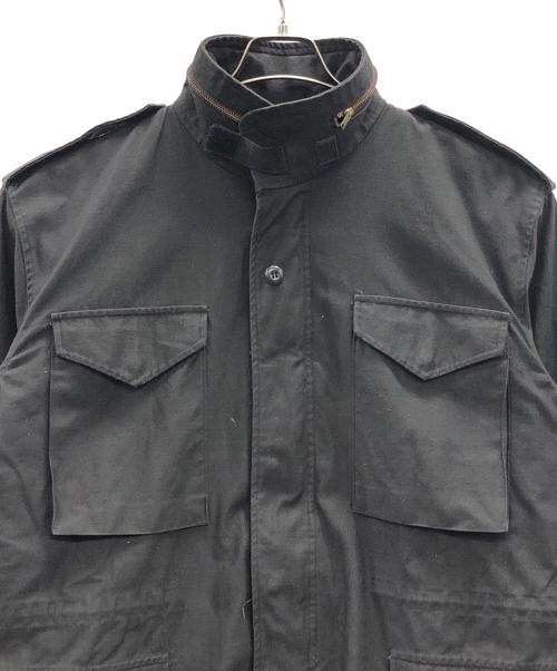 MILITARY JACKET（ミリタリージャケット）MILITARY JACKET (ミリタリージャケット) M65ジャケット ブラック サイズ:LARGE-REGULARの古着・服飾アイテム