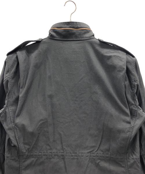 MILITARY JACKET（ミリタリージャケット）MILITARY JACKET (ミリタリージャケット) M65ジャケット ブラック サイズ:LARGE-REGULARの古着・服飾アイテム