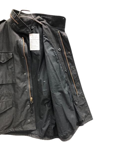 MILITARY JACKET（ミリタリージャケット）MILITARY JACKET (ミリタリージャケット) M65ジャケット ブラック サイズ:LARGE-REGULARの古着・服飾アイテム
