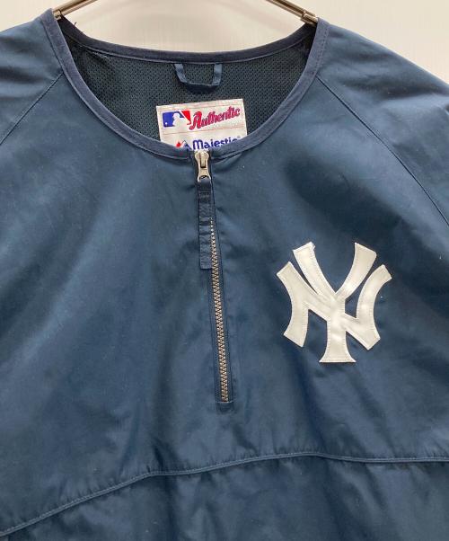 Majestic（マジェスティック）Majestic (マジェスティック) プルオーバーシャツ ネイビー サイズ:Lの古着・服飾アイテム