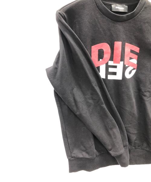 DIESEL（ディーゼル）DIESEL (ディーゼル) スウェット ブラック サイズ:Sの古着・服飾アイテム